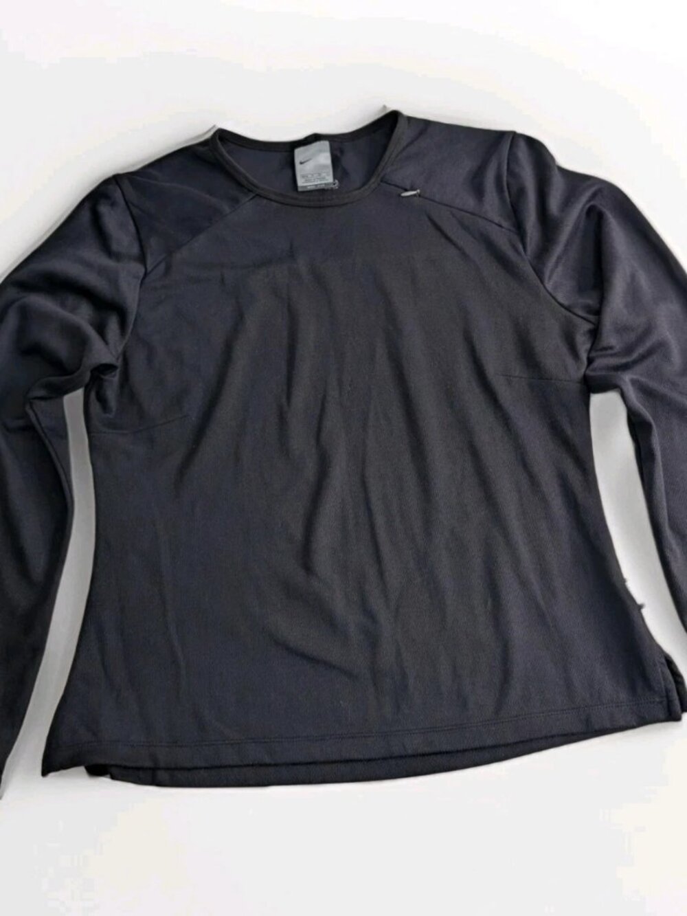Black long-sleeved sweater